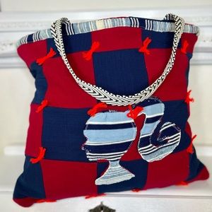 Barbie Upcycled Indie Grunge Patchwork Quilt Tote Bag